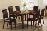 Walnut Finish Birch Dining Room Set